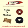 Kit coussinet rouge poulie moteur avec notice